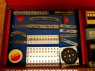 Vintage A.  C.  Gilbert Erector Set 6 1/2 All Electric 100 Complete 13 5