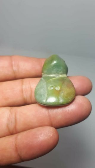 Pre - Columbian Olmec Jade duck from Mexico.  CA.  400 bc. 4