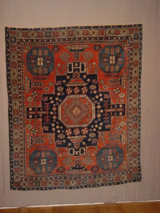 Wonderful Antique Shirwan Caucasian Rug Hg