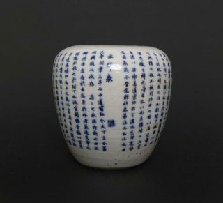 Antique Chinese Porcelain Blue And White Brush Washer - Zhu Geliang