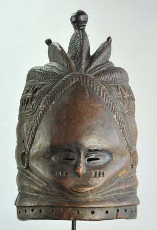 Mende Sowei Helmet Mask Sande Society Sierra Leone African Art Tribalart Be