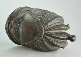 Mende SOWEI Helmet Mask Sande society Sierra Leone African Art TRIBALART BE 4