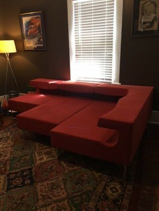 mid century modern 3 piece sectional 2