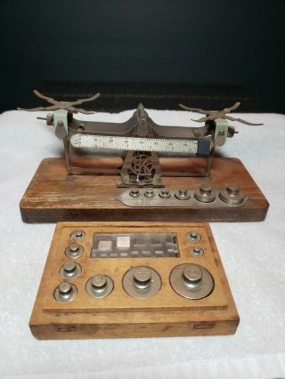 Vintage Eastman Kodak Studio Scale And Arthur Thomas Co.  Weights
