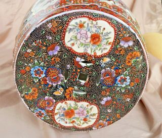 Marvelous Antique Chinese Porcelain Garden Seat Qing Quality Canton 4