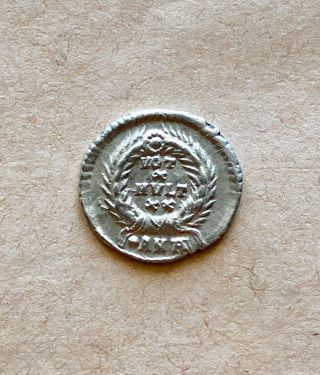 Silver Siliqua of emperor VALENS (364 - 378).  Antioch.  and rare piece 3
