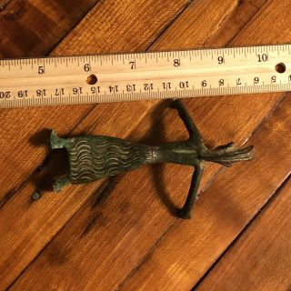 Ancient Phoenician Brass Human Figure Artifact Antique Old Relic Antiquity 10