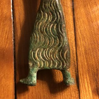 Ancient Phoenician Brass Human Figure Artifact Antique Old Relic Antiquity 8