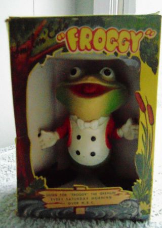1948 Rempel Froggy The Gremlin Squeaky Toy Frog Andy 