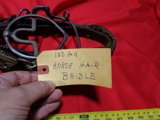 Antique Native American Horse Hair Bridle HORSE BRIDLE 5