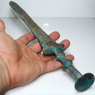 Intact - Luristan Bronze Dager With Circa 1500 - 1000 Bc