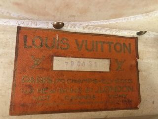 Louis Vuitton Vintage Antique Trunk for Hats and Shoes from 1930 8