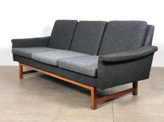Vintage Mid Century Danish Modern Teak Westnofa Couch Sofa Ohlsson Wegner Era