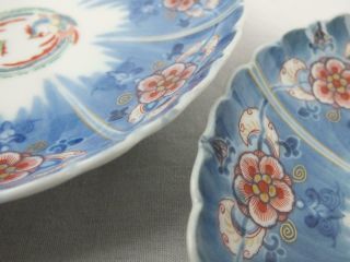 FINE PAIR 19TH C JAPANESE PORCELAIN KAKIEMON SAUCER DISHES - MARKED 6