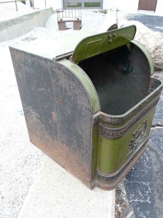 Antique Victorian General Store Gunpowder Tin Advertising GB BG Master Box Vtg 5