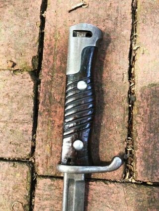 Antique 1898 Imperial German Prussian Sword Bayonet QUILLBACK Rapier Saber 5