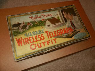 A C Gilbert 4004 - T Wireless Telegraph Outfit,  Late Teen 