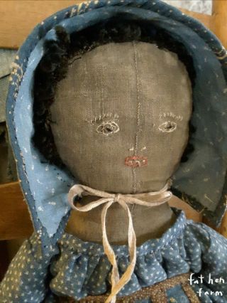 Fat Hen Farm - Rag Doll - Early Cloth - Bluebell - Reserved For Cindy
