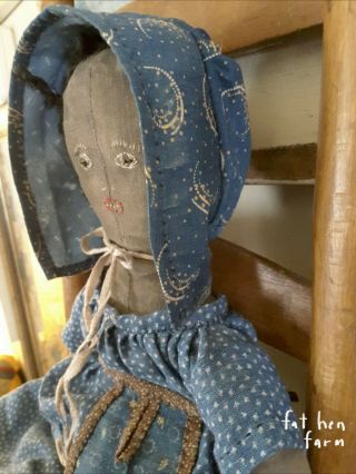 Fat Hen Farm - Rag Doll - Early Cloth - Bluebell - RESERVED FOR CINDY 3