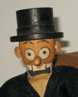 1930 ' s Schoenhut Barney Google & Sparkplug Wood Figures Comic Characters Rare 3