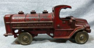 Antique Large Size Champion Cast Iron Mack Gasoline Truck - circa 1920 ' s - 30 ' s 5