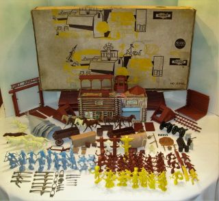 Marx Sears Allstate 5962 Happi - Time Fort Apache Playset From 1962