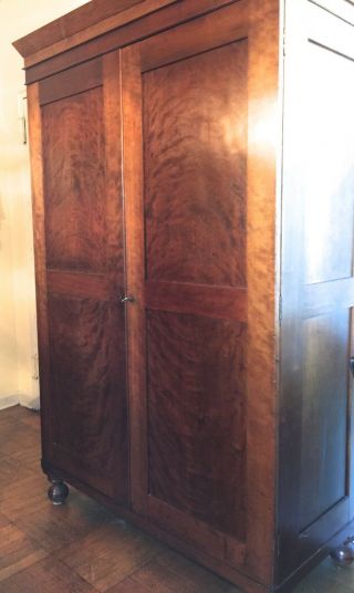 Antique hand made armoire with 6 drawers 2