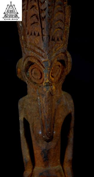 Stunning Fine Siassi Ceremonial Carved Spoon,  Sepik,  Papua Guinea,  Png