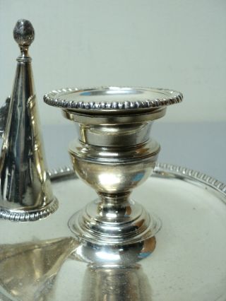 19th C.  MATTHEW BOULTON Old Sheffield Plate Silver Chamberstick 3