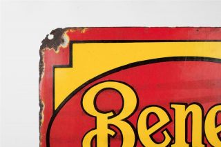 Vintage c1900 Benefit Boots and Shoes - Public Benefit Boot Co.  - Enamel Sign 10