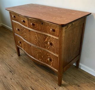 Antique Tiger Oak Dresser 3