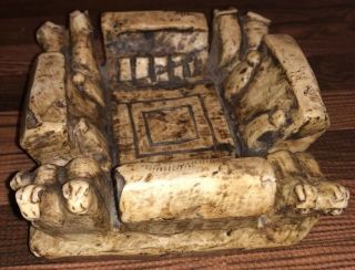 Large Historic Andean South American Native Indian Carved STONE HAMLET FETISH 3