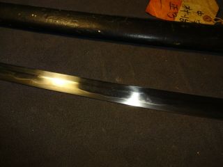 E 02 Japanese WWll Naval officer ' s sword in mountings,  