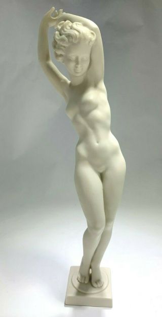 Art Deco Female Nude Dancer - C.  Werner Hutschenreuther Porcelain Figurine