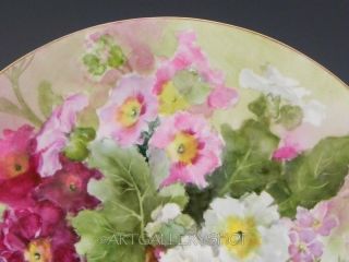 Antique KPM Berlin HANDPAINTED FLOWERS 13 - 7/8 