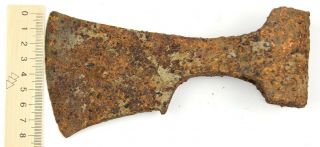 Ancient Rare Authentic Viking Kievan Rus King Size Iron Battle Axe 10 - 12th AD 4