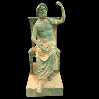Roman Ancient Bronze Statue - 200 - 400 Ad (4) Large 22.  5 Cm Tall