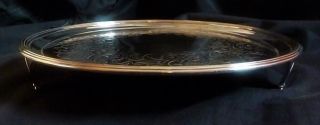 George III Hallmarked English Sterling Silver Salver by John Hutson,  London 1793 4