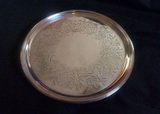 George III Hallmarked English Sterling Silver Salver by John Hutson,  London 1793 6