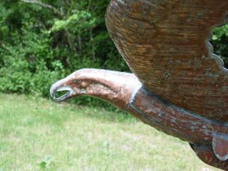 Antique Large Copper Eagle Weathervane Hand Crafted American Folk Art 6