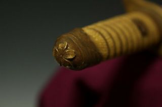 Japan Antique tanto gunto koshirae katana sword first tsuba samurai yoroi WW 武将 6
