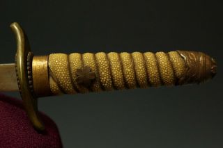 Japan Antique tanto gunto koshirae katana sword first tsuba samurai yoroi WW 武将 8