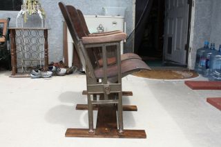 1930 ' s ANTIQUE VINTAGE WOODEN DOUBLE THEATER CHAIRS FOLDING 5