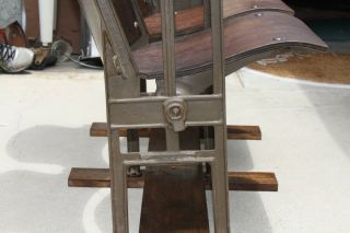 1930 ' s ANTIQUE VINTAGE WOODEN DOUBLE THEATER CHAIRS FOLDING 6