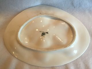 Antique Union Porcelain UPW Clam Shell Shape Oyster Plate 1 7