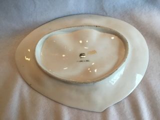 Antique Union Porcelain UPW Clam Shell Shape Oyster Plate 3 6