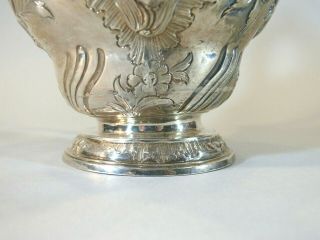 Antique George III English Sterling Silver Georgian Teapot ca.  1810 London Marks 10