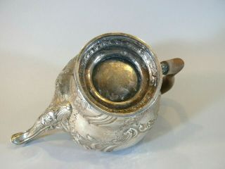 Antique George III English Sterling Silver Georgian Teapot ca.  1810 London Marks 7