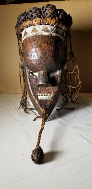 Salampasu Tribal Mask From The Democratic Republic Of Congo