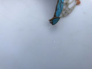 Antique Chinese Kingfisher Feather Hair Ornament 10